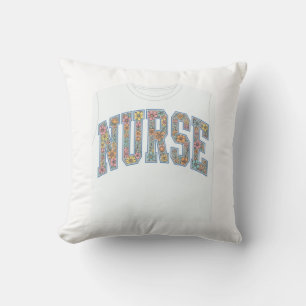 Coussin Chemise de conception de lettrage universitaire fl