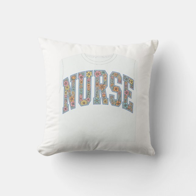 Coussin Chemise de conception de lettrage universitaire fl (Recto)