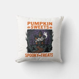 Coussin Chemise de douceurs de citrouille Spooky Traités C