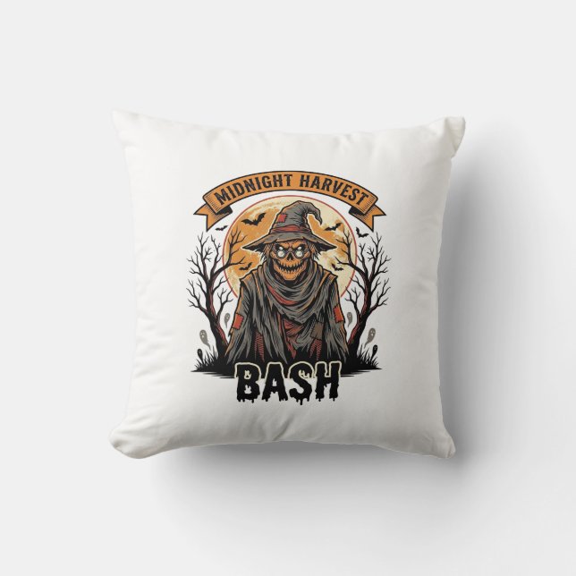 Coussin Chemise de Halloween pour épouvantail Gravure vint (Recto)