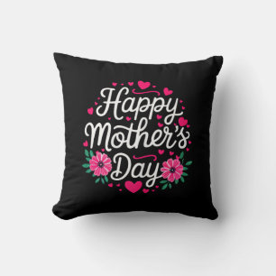 Coussin Chemise de la fête des mères pour femmes maman gra