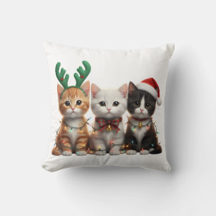 Coussin Chemise de Noël Bernedoodle,