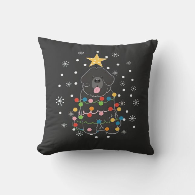 Coussin Chemise de Noël de classe de l'arbre de Noël de ch (Recto)
