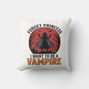 Coussin Chemise de princesse vampire rétro épouvantable Ha