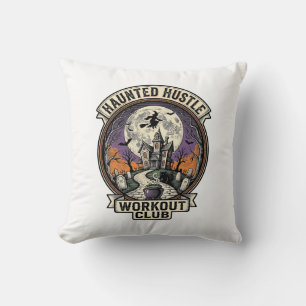 Coussin Chemise de sport Halloween Hustle ensorcelé Gravur