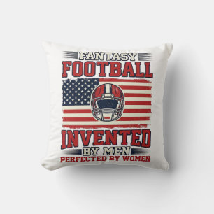 Coussin Chemise de sport vintage femmes de football fantas