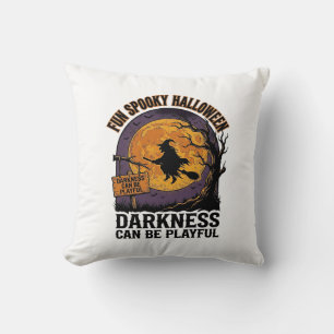 Coussin Chemise de ténèbres d'Halloween Design de sorcière