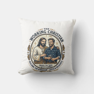 Coussin Chemise des métiers de la construction de Jésus Gr