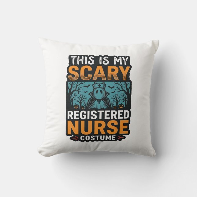 Coussin Chemise Halloween Costume d'infirmière diplômée ef (Recto)