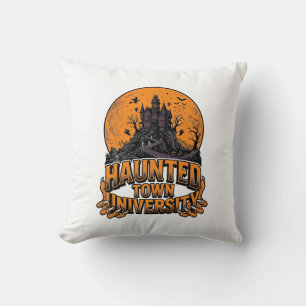 Coussin Chemise Halloween Vintage Université de la ville h