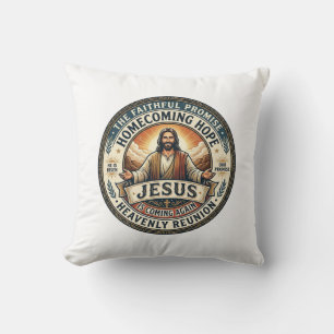 Coussin Chemise Inspirante pour Conjoint de Militaire Jésu