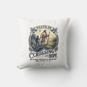 Coussin Chemise Jésus Immigration Nouveau Départ Courage C