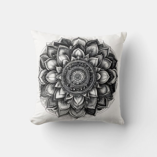 Coussin chemise mandala (Recto)