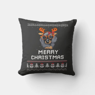 Coussin Chemise oversize de Sweat-shirt de Noël pour tecke