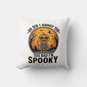 Coussin Chemise sarcastique Halloween drôle de cimetière h