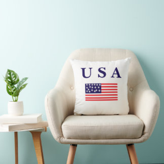 Coussin Chemise tri-mélange Usa Excuse Quote