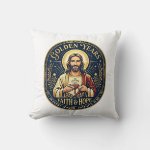 Coussin Chemise Vintage Jésus Retraite Chrétienne