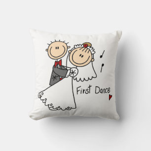 Coussin Chemises et cadeaux pour la première danse des mar