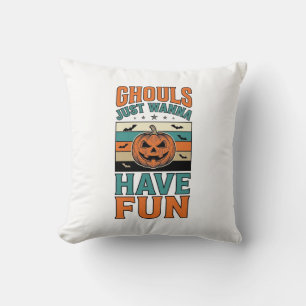 Coussin Chemises Halloween Les Ghouls Anciens Veulent S'am