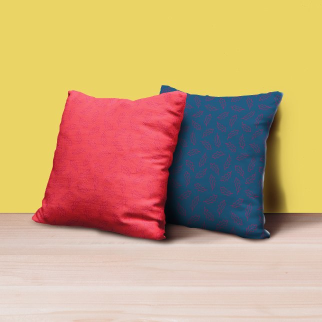 Coussin Chêne d'automne - Persimmon/Berry (Créateur téléchargé)