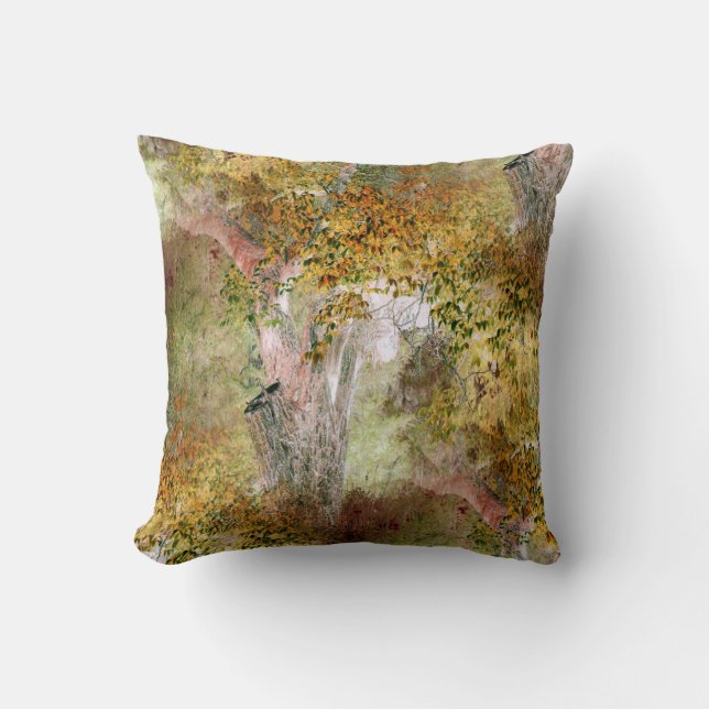 Coussin Chêne en automne.... (Recto)