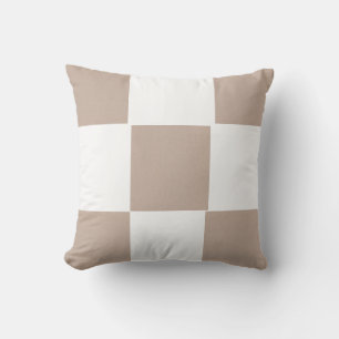 Coussin Chèque Beige Tan