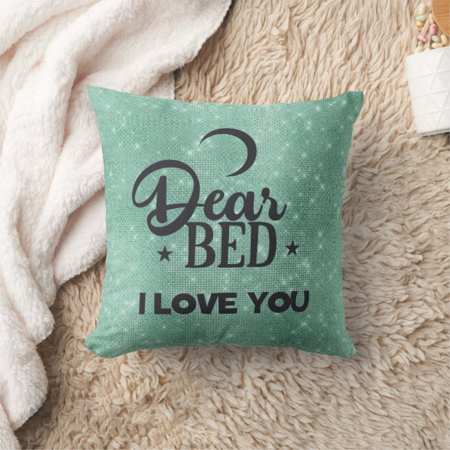 Coussin Cher lit, je t'aime (Couverture)