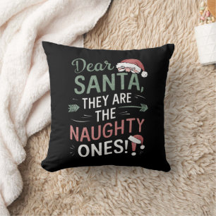 Coussin Cher Père Noël Ils Sont Les Vilains Noël 
