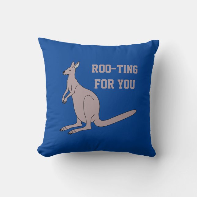 Coussin Cherche Racine Pour Vous Mignon Australien Drôle d (Recto)