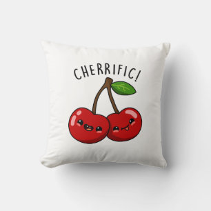 Coussin Cherrific Funny Red Cherry Pun