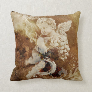 Coussin Cherub avec panier