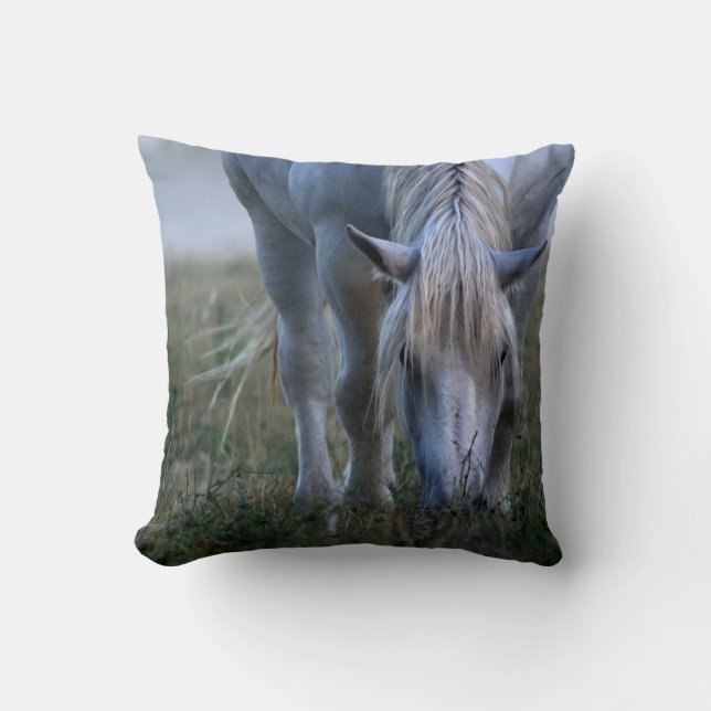 Coussin Cheval blanc (Recto)