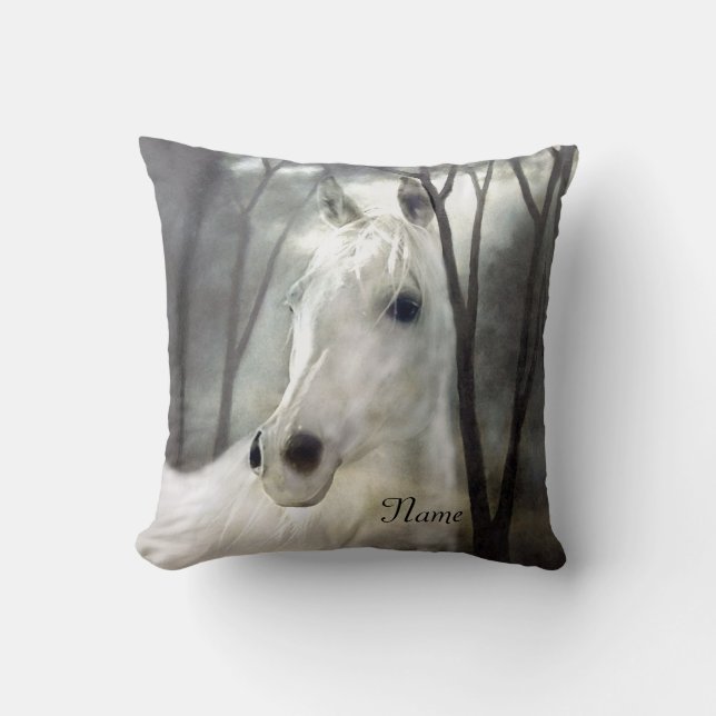Coussin Cheval blanc (Recto)