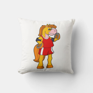 Coussin Cheval comme coureur