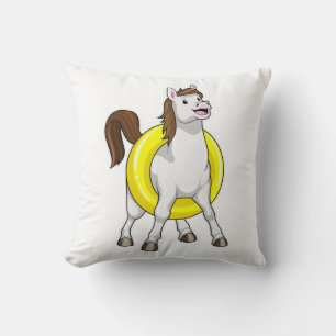 Coussin Cheval comme nageur avec Lifebouy