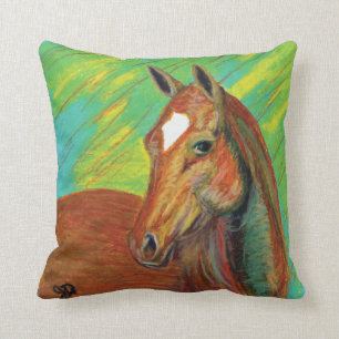 Coussin Cheval de châtaigne