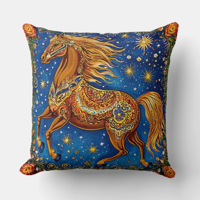 Coussin Cheval de Conte de Fées Accent Fantaisiste pour la (Recto)