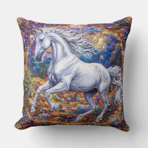 Coussin Cheval de dessin animé mignon