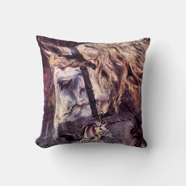 Coussin Cheval de Giovanni Boldini, Art Vintage (Recto)