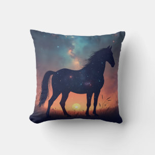 Coussin Cheval de poussière d'étoiles