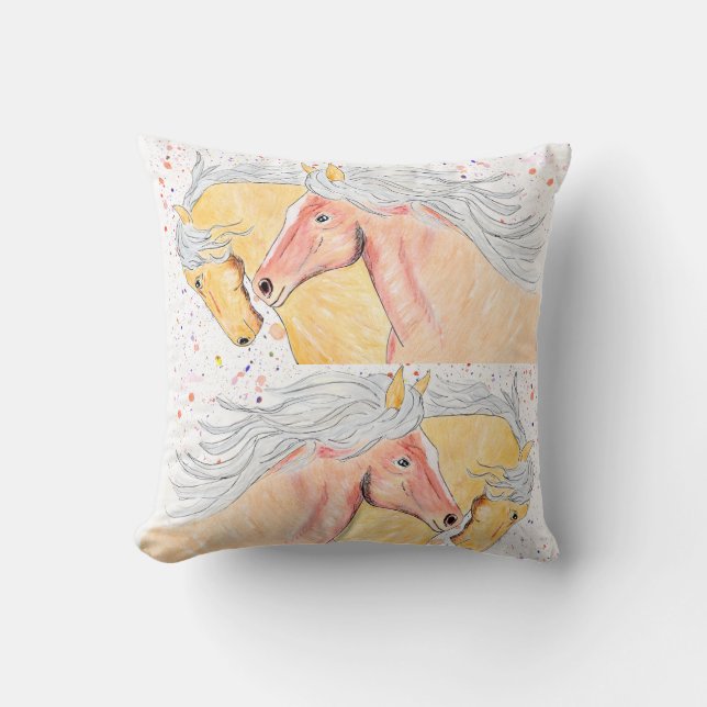 Coussin Cheval de splash (Recto)