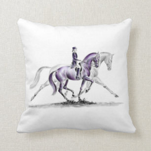 Coussin Cheval Dressage en Trot Piaffe