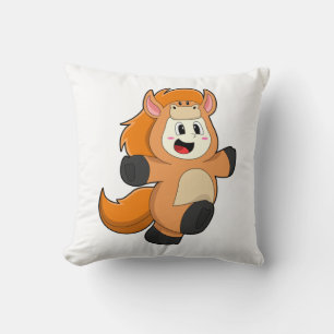 Coussin Cheval en costume