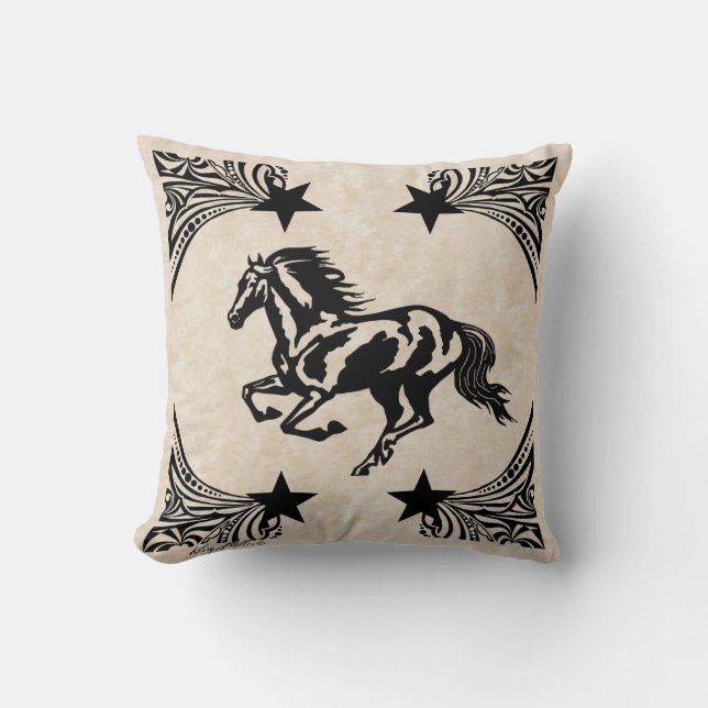 Coussin Cheval Jeu d'oreiller (Recto)