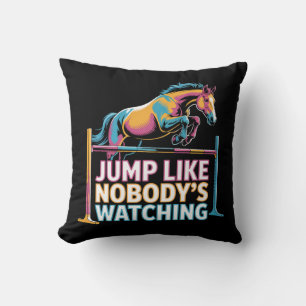 Coussin Cheval Jump - Sauter comme personne ne regarde