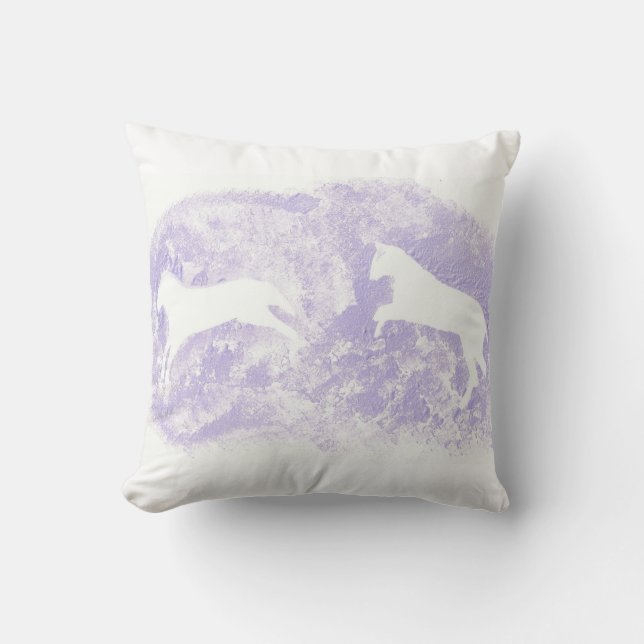 Coussin Cheval Lavender (Recto)