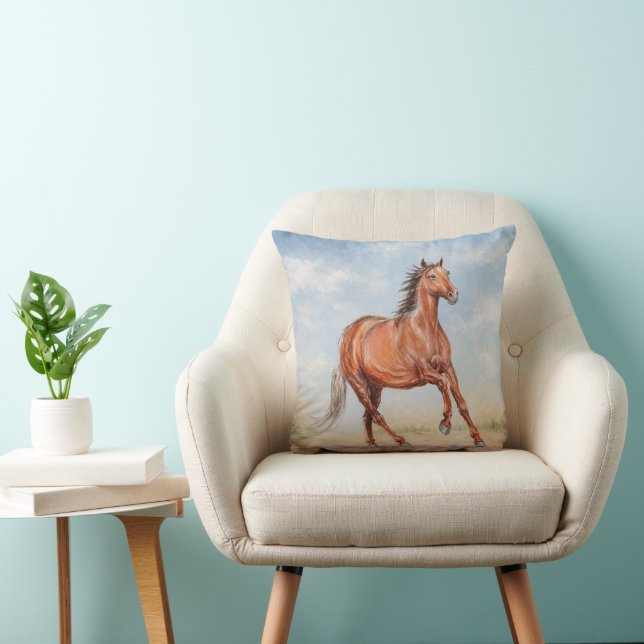 Coussin Cheval Majestueux (Chaise)