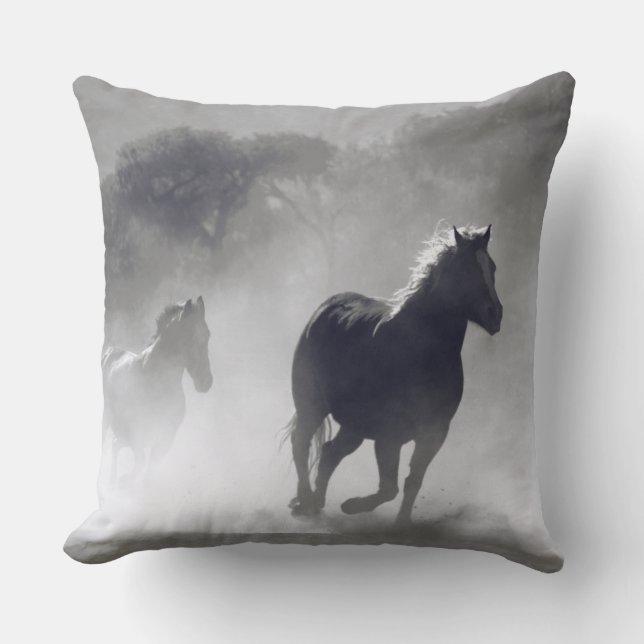Coussin Cheval Power Design Coton Jeu d'oreiller (Recto)
