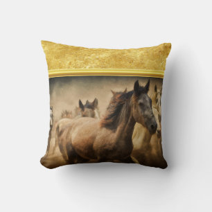 Coussin Cheval quart américain avec une conception de