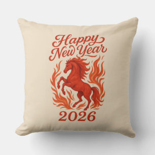 Coussin Cheval Rouge 2026